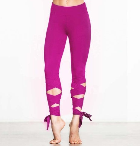 Ballerina bandage wrap leggings