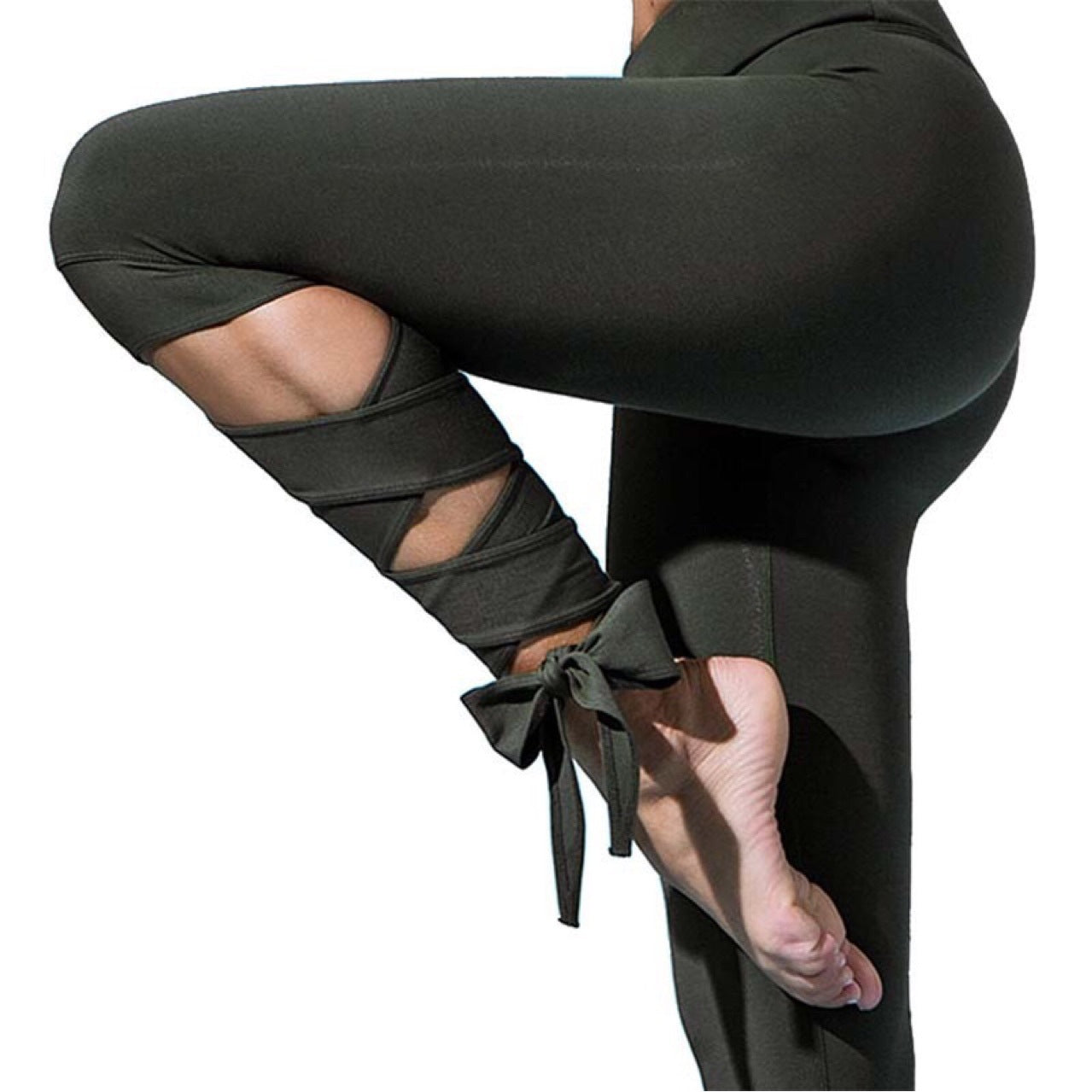 Ballerina bandage wrap leggings
