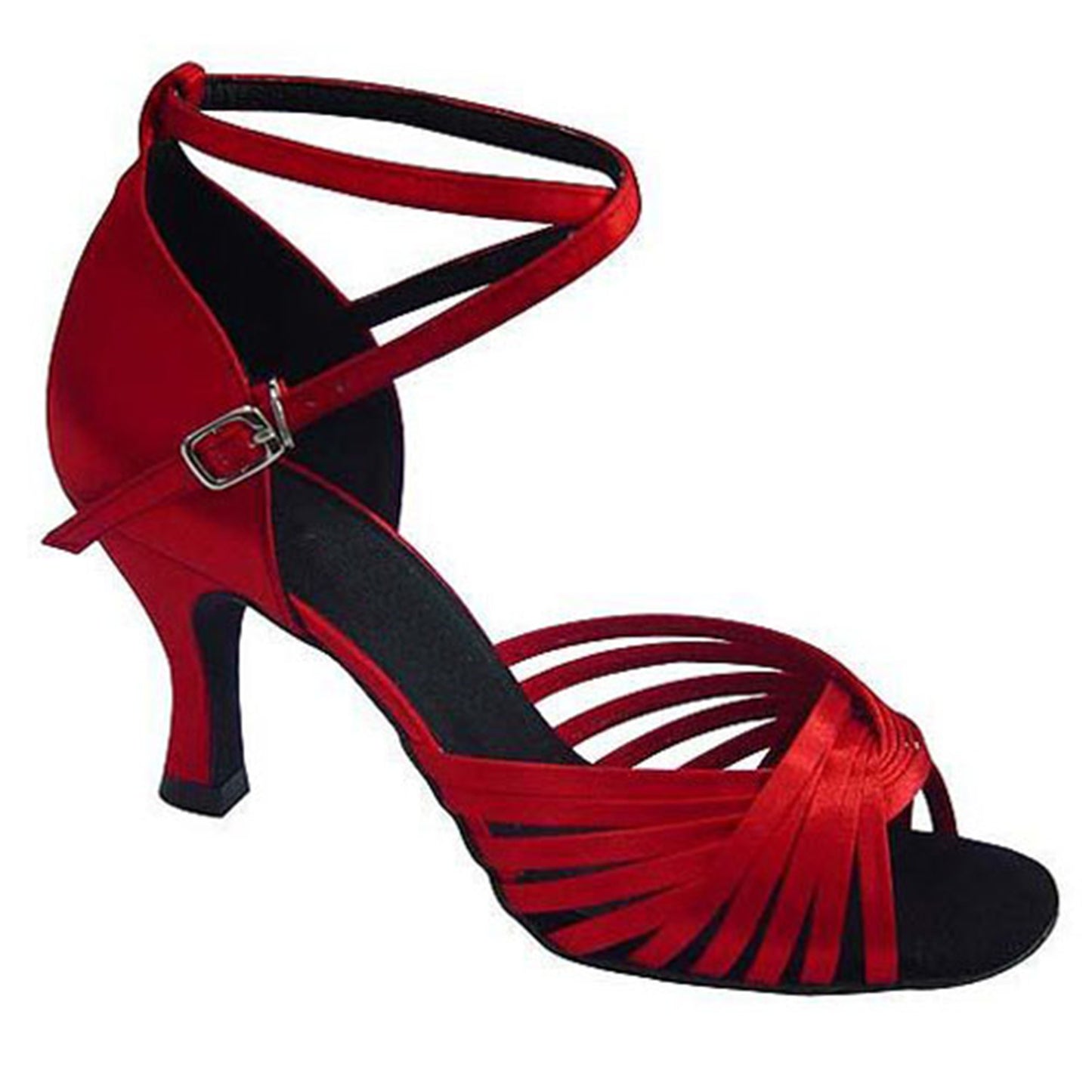 Satin Latin dance shoes