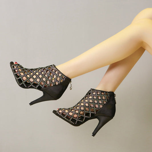 Princess Cut - Diamond satin dance boot