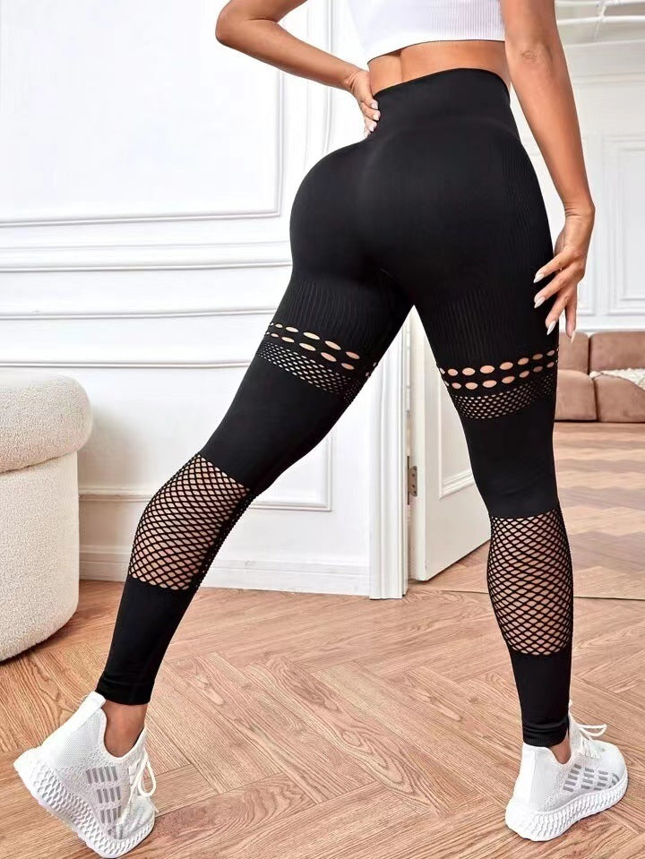 Mesh Seamless Sports Leggings