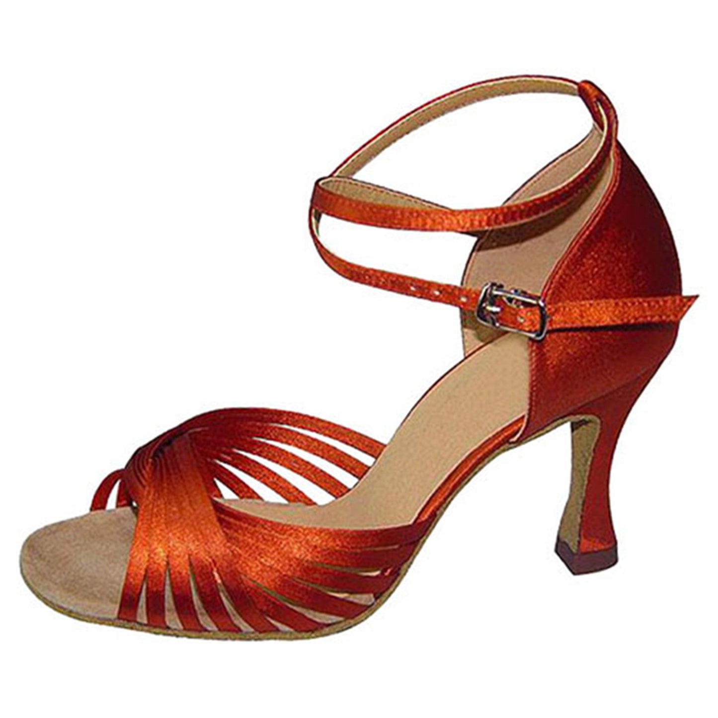 Satin Latin dance shoes