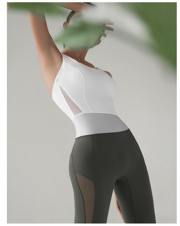 Women's All In One Mesh Yoga Jumpsuit