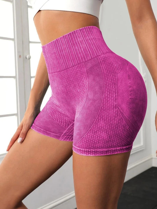High-waisted lifting quick-dry shorts