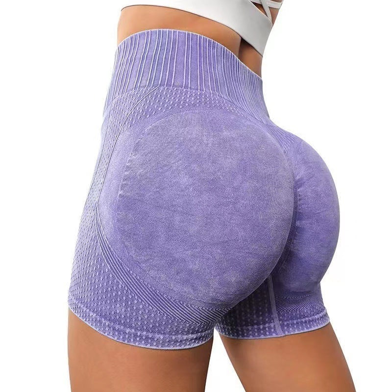 High-waisted lifting quick-dry shorts