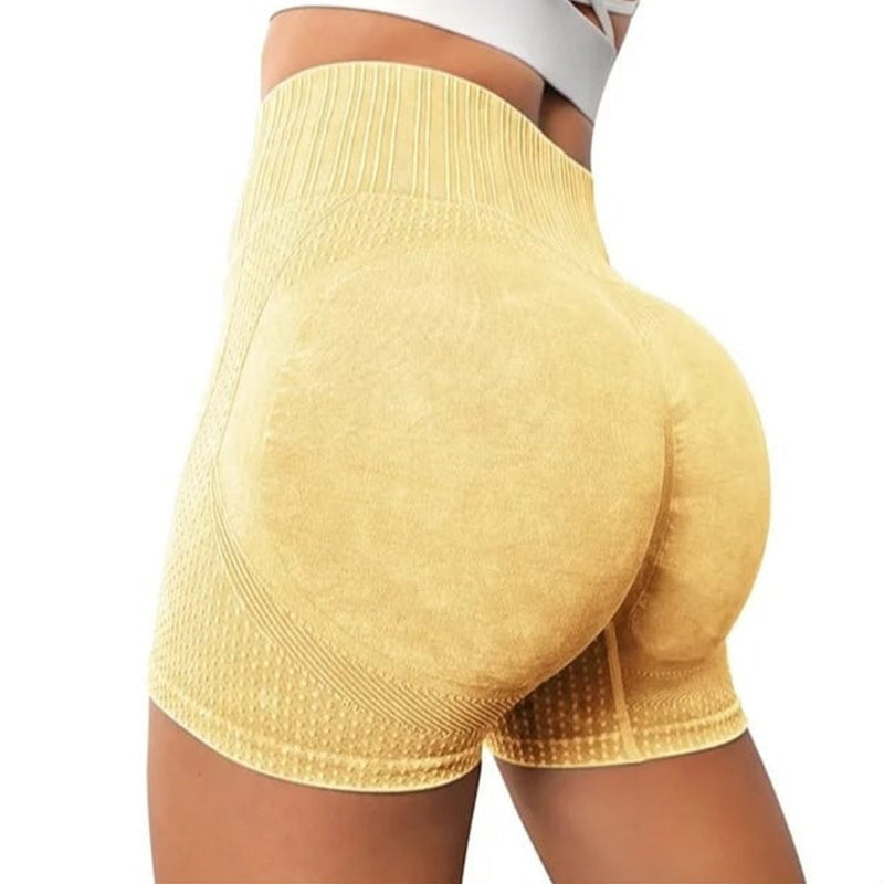 High-waisted lifting quick-dry shorts